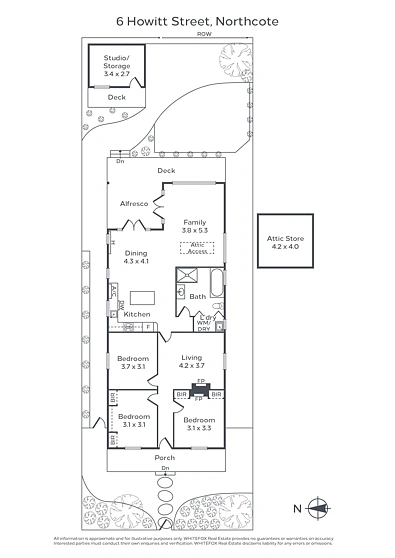 6 Howitt Street, Northcote, VIC 3070, 3 slaapkamers, 1 badkamers, House