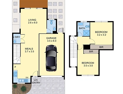 3/121 Cheddar Road, Reservoir, North Melbourne, 2 Bedrooms, 1 Bathrooms, Townhouse