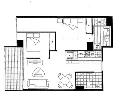 511/470 St. Kilda Road, Melbourne, Melbourne CBD, 2 Kuwarto, 2 Banyo, Apartment