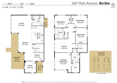 56F Main Avenue, Bardon, QLD 4065, 4 રૂમ, 3 બાથરૂમ, House