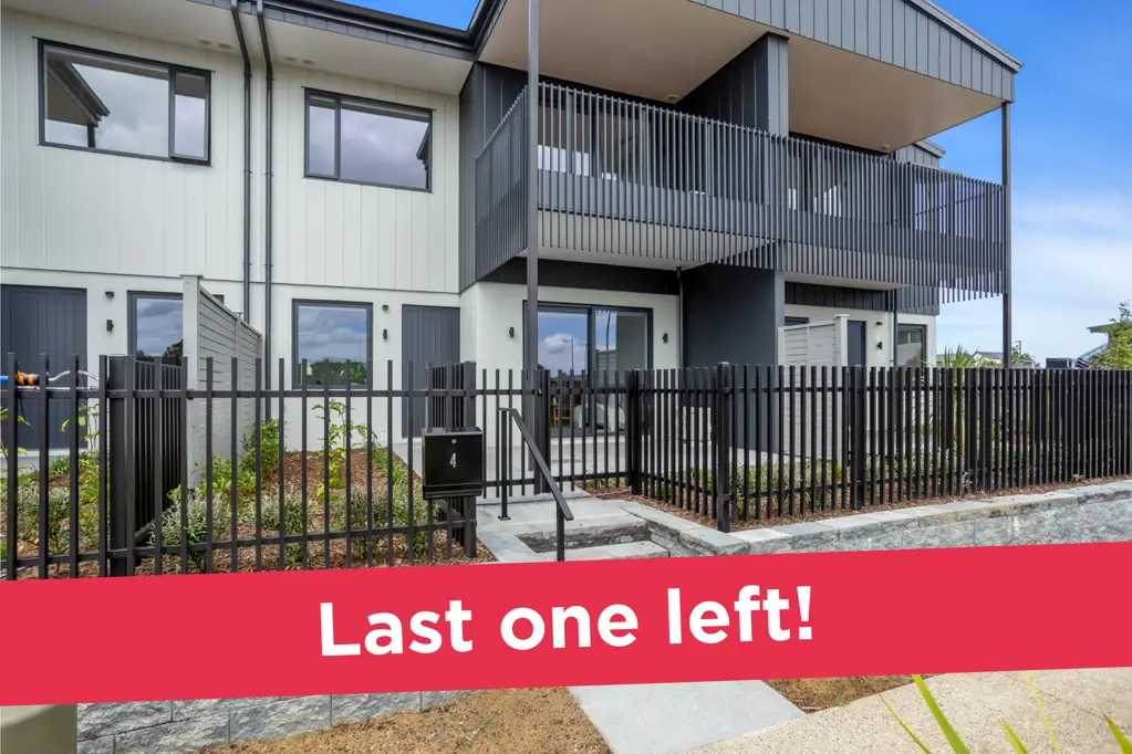 Karaka 2Moenga Last ground floor 2 Bed Unit - Park Green, Karaka