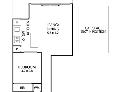 408b/12 Coppin Street, Richmond, Inner East Melbourne, 1 Kuwarto, 1 Banyo, Apartment