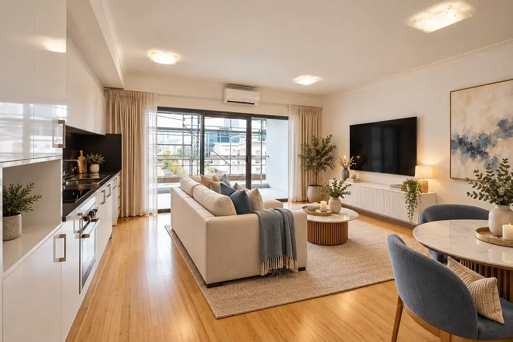 Perth 1ਬੈੱਡਰੂਮ Elevated City Living with Views, Space & Exceptional Convenience