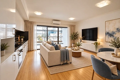 Perth 1Kwarto Elevated City Living with Views, Space & Exceptional Convenience