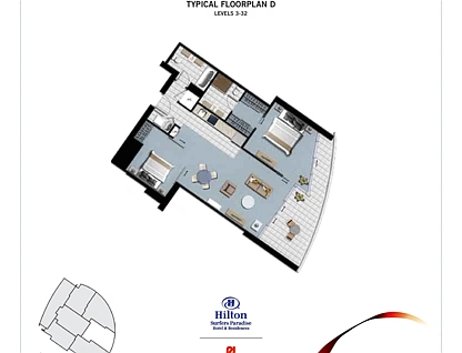 10704/3113 Surfers Paradise Boulevard, Surfers Paradise, Gold Coast, 2 ਕਮਰੇ, 2 ਬਾਥਰੂਮ, Apartment