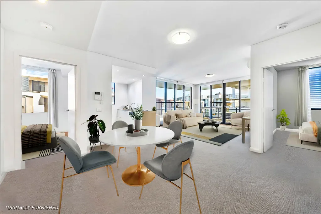 Wentworth Point 2 Bedroom Entertaining is a breeze!