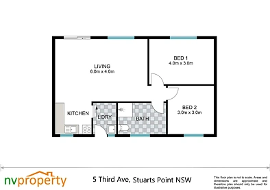 5 Third Avenue, Stuarts Point, NSW 2441, 2 slaapkamers, 1 badkamers, House