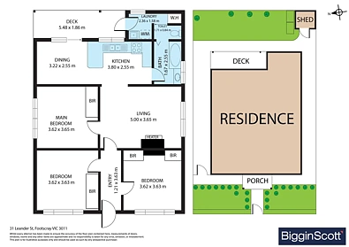 31 Leander Street, Footscray, VIC 3011, 3 રૂમ, 1 બાથરૂમ, House