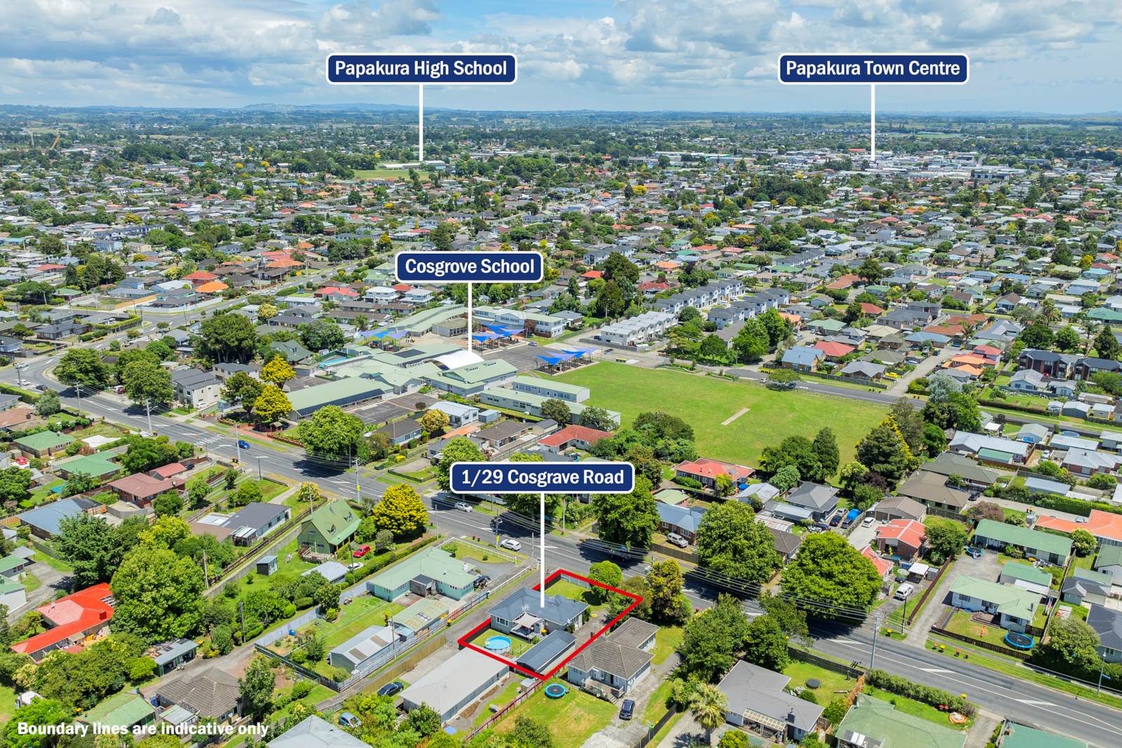 1/29 Cosgrave Road, Papakura, Auckland - Papakura, 3 chambres, 1 salles de bain, House