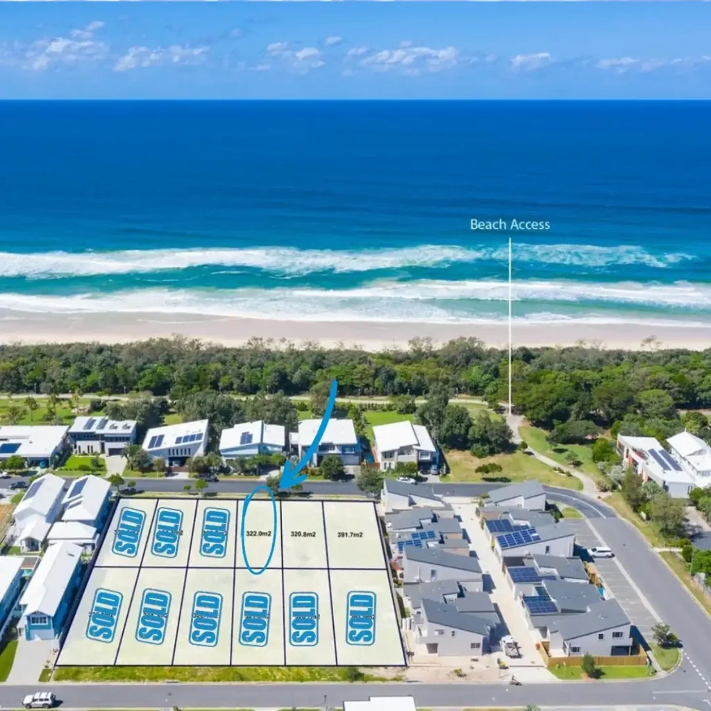 Kingscliff PRESTIGIOUS BEACHFRONT STREET LAND AVAILABLE. ONLY 3 BLOCKS LEFT!!!