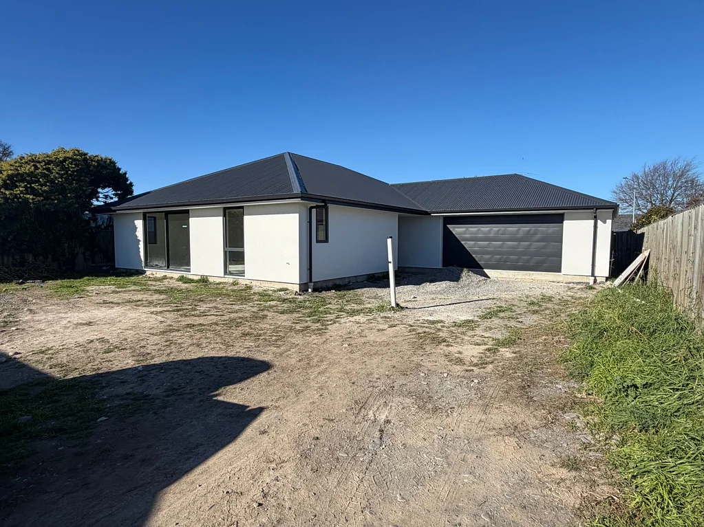 Tinwald 3房  Brand New 3-Bed Home – Quiet Back Section