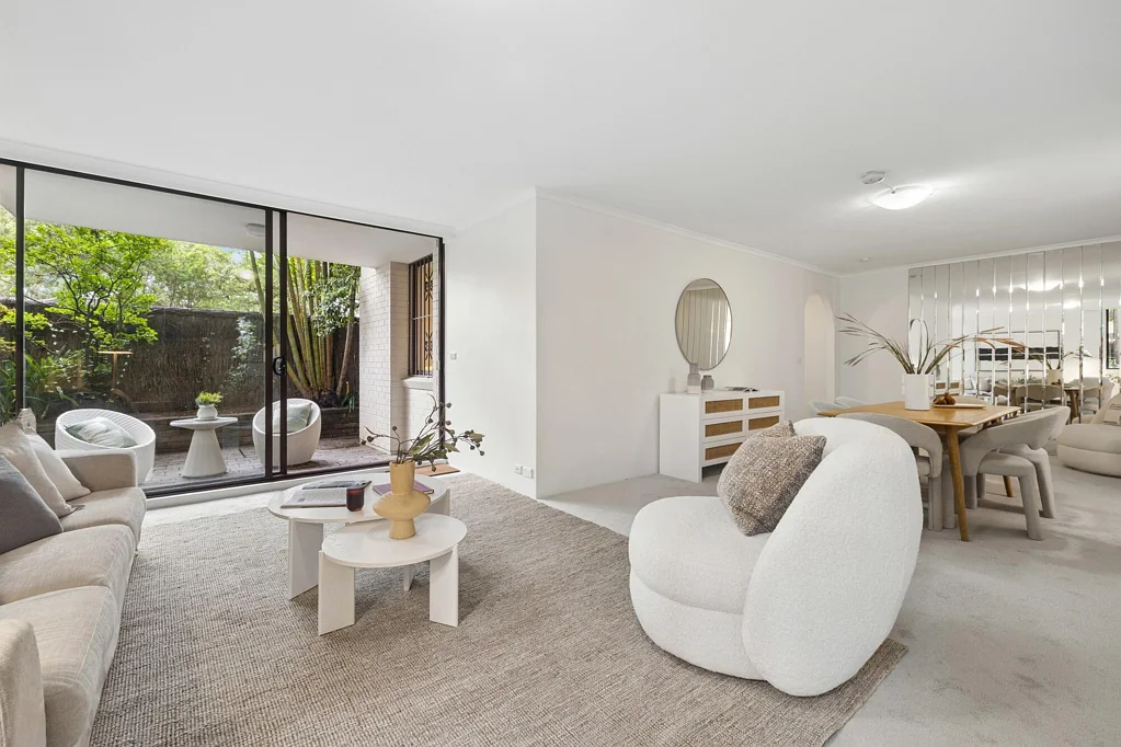 Cremorne 2Kwarto Ground-Floor Sanctuary with Private Courtyard and Leafy Outlooks
