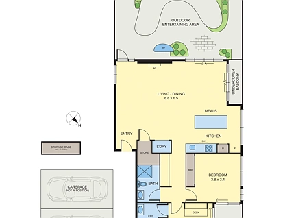 816/33 Blackwood Street, North Melbourne, Melbourne CBD, 2 Schlafzimmer, 2 Badezimmer, Apartment
