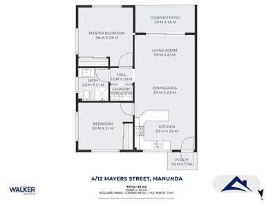 Plano ng Bahay - 4/12 Mayers Street, Manunda, QLD 4870