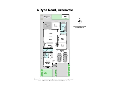 Plano ng Bahay - 6 Rysa Road, Greenvale, VIC 3059