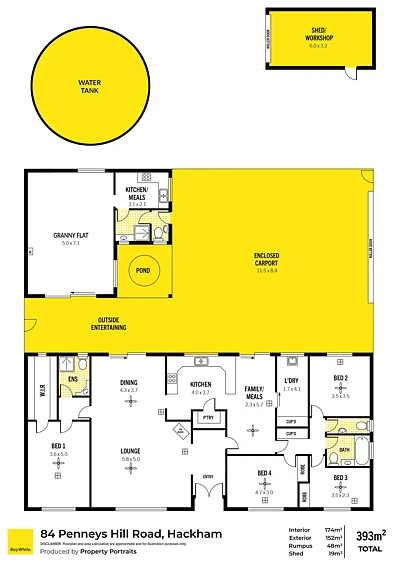 84 Penneys Hill Road, Hackham, SA 5163, 5房, 3浴, House