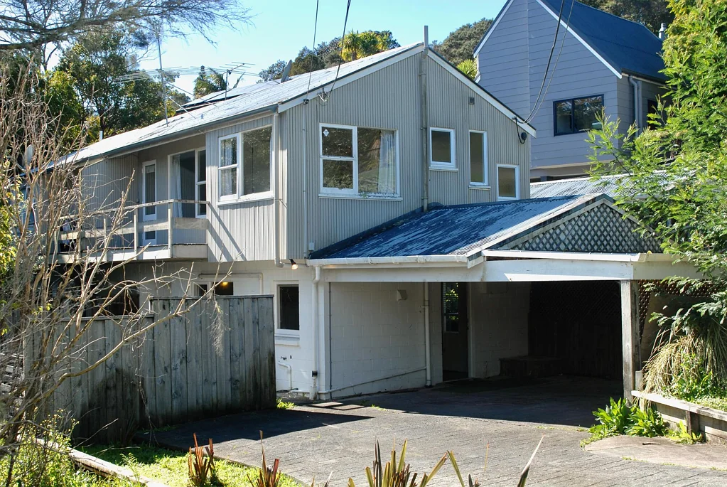 Parking is a double carport