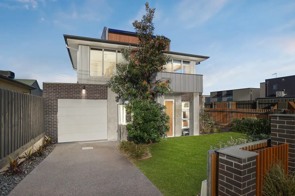 Carrum 3部屋 Architectural Brilliance with Rooftop Ocean Views & Spa Entertaining