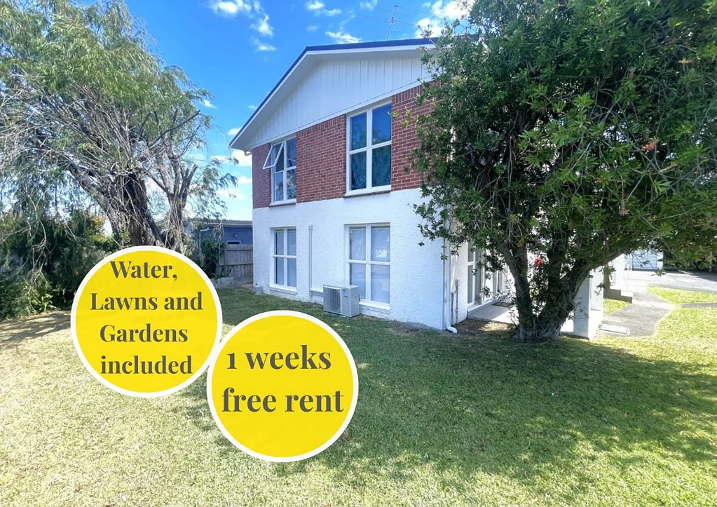 Lawn, garden maintenance & water usage is included in the rent