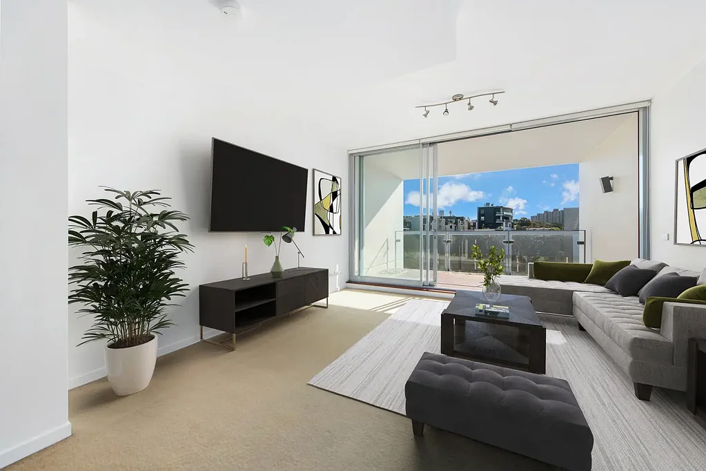 North facing split level apartment in Waterloo