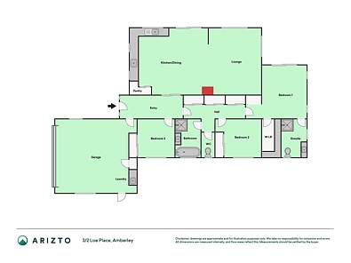 3/2 Loe Place, Amberley, Hurunui District, Canterbury, 3 Schlafzimmer, 2 Badezimmer, House