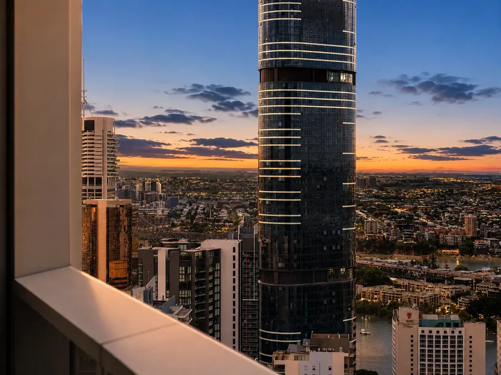 Brisbane City 1 Slaapkamer High Yield Investment or Perfect First Home in Queens Wharf Residences Level 44