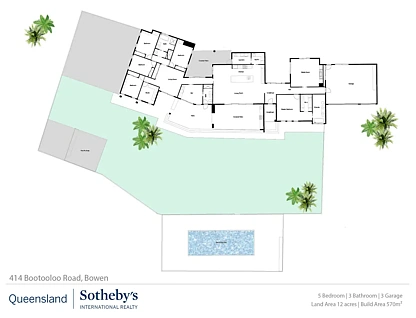 414 Bootooloo Road, Bowen, QLD 4805, 5部屋, 3バスルーム, House
