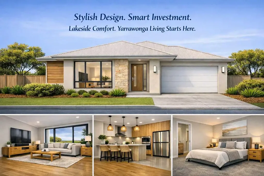 Yarrawonga 4બેડરૂમ Stylish Design. Smart Investment. Lakeside Comfort. Yarrawonga Living Starts Here.