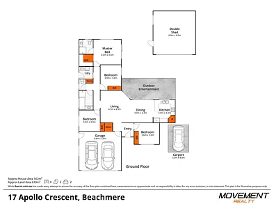 ਮੰਜ਼ਿਲ ਦੀ ਯੋਜਨਾ - 17 Apollo Crescent, Beachmere, QLD 4510