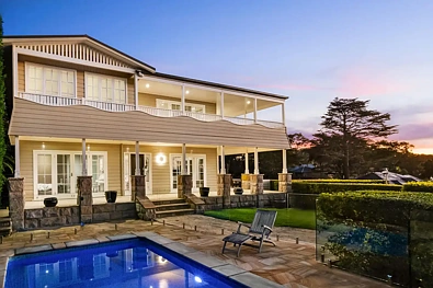 Church Point 5 Bedroom Classic Hamptons Elegance | Spectacular N/E Pittwater Views | Custom Coastal Lux
