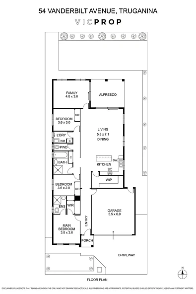 54 Vanderbilt Avenue, Truganina, VIC 3029, 3 Bedrooms, 2 Bathrooms, House