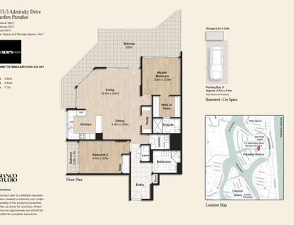 11/5 Admiralty Drive, Surfers Paradise, QLD 4217, 2 Bedrooms, 2 Bathrooms, Apartment