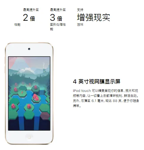 时隔四年！苹果发布新款iPod Touch 大陆起售价1599元