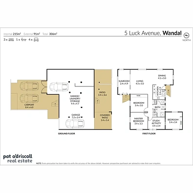户型图 - 5 Luck Avenue, Wandal, QLD 4700