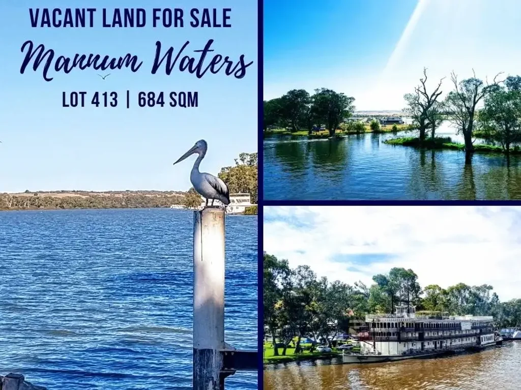 Mannum 684sqm Elevated Allotment with Potential Views of the Mannum Waters Landscape and Beyond.