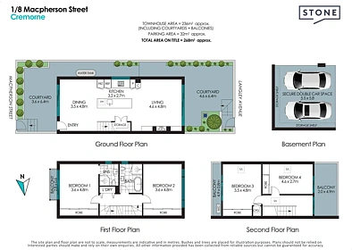 1/8 Macpherson Street, Cremorne, NSW 2090, 4 slaapkamers, 2 badkamers, Townhouse