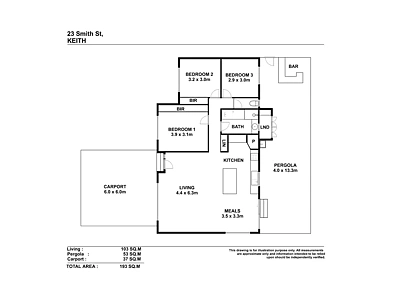 23 Smith Street, Keith, SA 5267, 3 Bedrooms, 1 Bathrooms, House