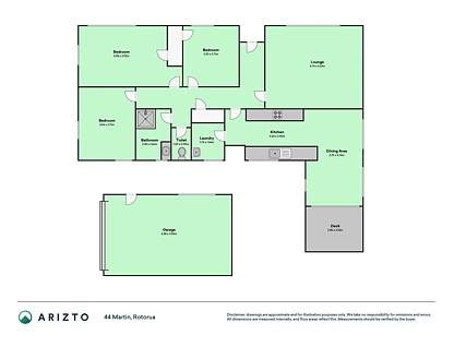 44 Martin Street, Utuhina, Rotorua, 3 Bedrooms, 1 Bathrooms, House