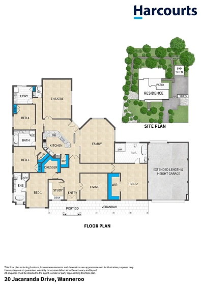 20 Jacaranda Drive, Wanneroo, WA 6065, 4房, 3浴, House