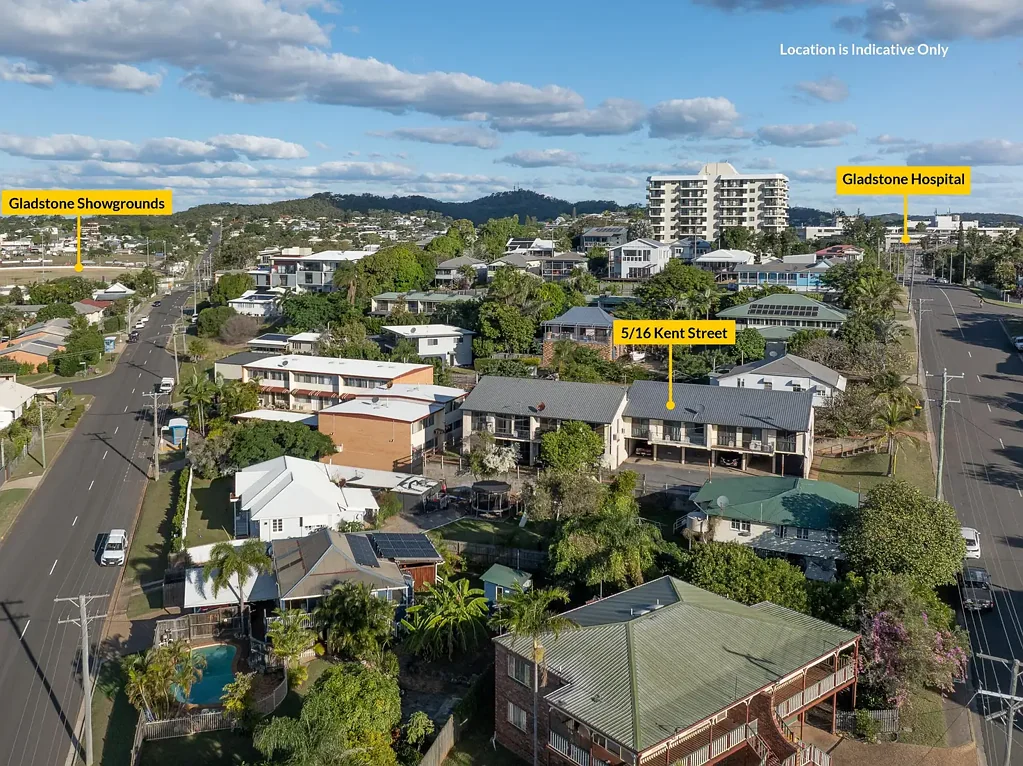 West Gladstone 2ห้องนอน MODERN 2 BEDROOM UNIT…ELEVATED POSITION WITH VIEW…PRIVATE VERANDA…SINGLE GARAGE & VISITOR CAR PARK