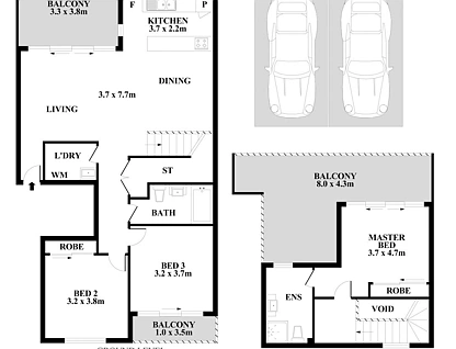 22/44-50 Woniora Road, Hurstville, St George, 3 habitaciones, 2 baños, Unit