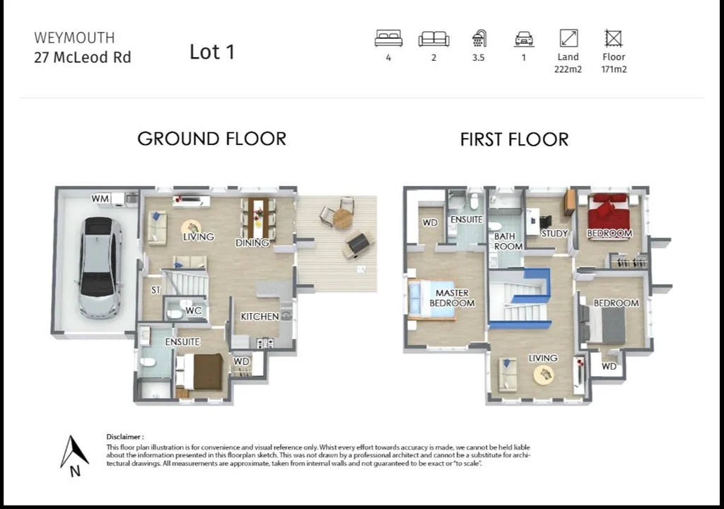 Weymouth 4房  Brand New Luxury in a Sought-after Area