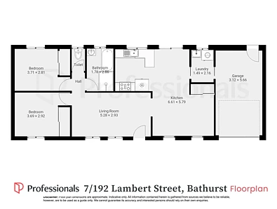 7/192 Lambert Street, Bathurst, NSW 2795, 2 phòng ngủ, 1 phòng tắm, Unit