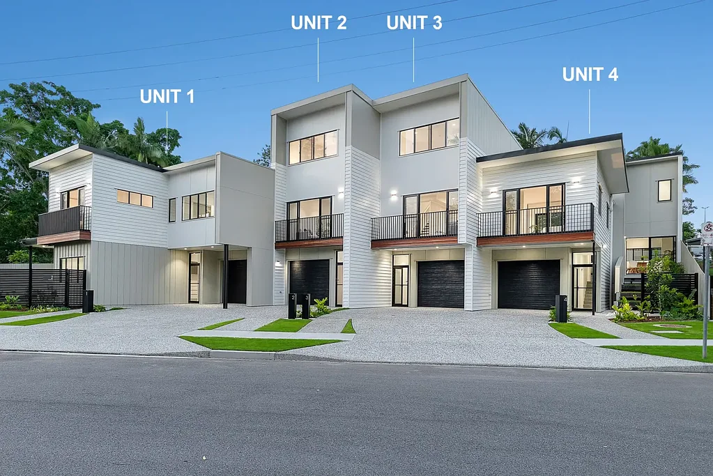 Petrie 4Moenga Introducing Four Brand-New Luxury Townhouses - Where Modern Design Meets Private, Contemporary Living