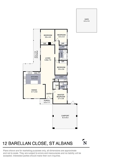 12 Barellan Close, St Albans, VIC 3021, 4 Bedrooms, 2 Bathrooms, House