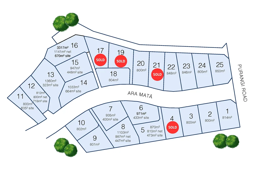 Cooks Beach Ara Mata - Residential Sections