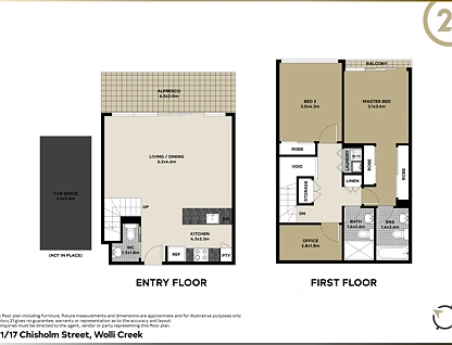 211/17 Chisholm Street, Wolli Creek, South Western Suburbs, 2部屋, 2バスルーム, Apartment