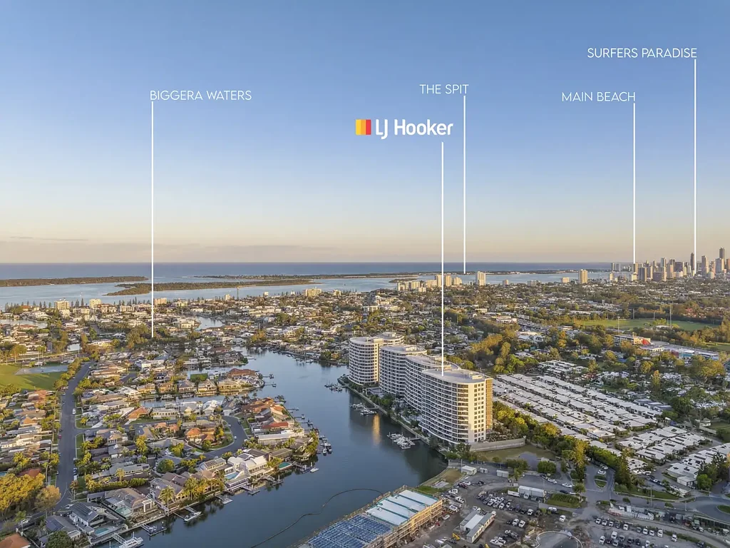 Biggera Waters 3Zimmer WATERFRONT APARTMENT WITH LARGE WRAP-AROUND BALCONY � WATER POINT RESIDENCES
