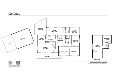 Plano ng Bahay - 2 Naylor Place, Mount Gambier, SA 5290