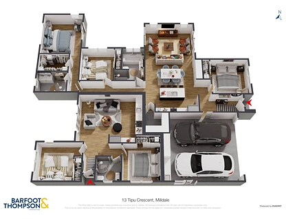 13 Tipu Crescent, Milldale, Rodney, 5 ਕਮਰੇ, 3 ਬਾਥਰੂਮ, House